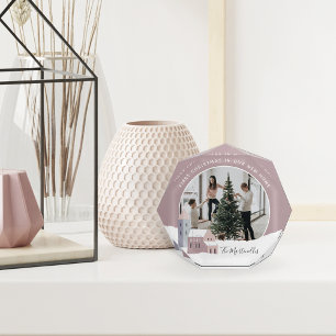 Snowy Village   First Christmas in Our New Home Photo Block