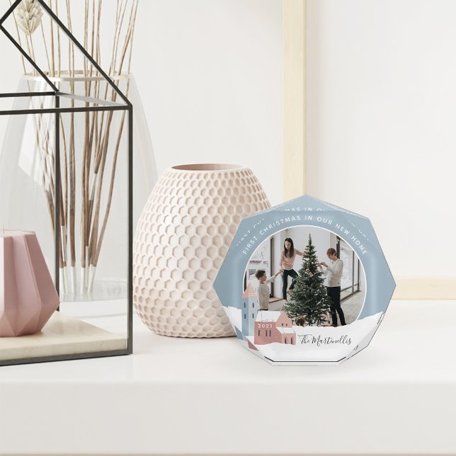 Snowy Village | First Christmas in Our New Home Photo Block (Creator Uploaded)