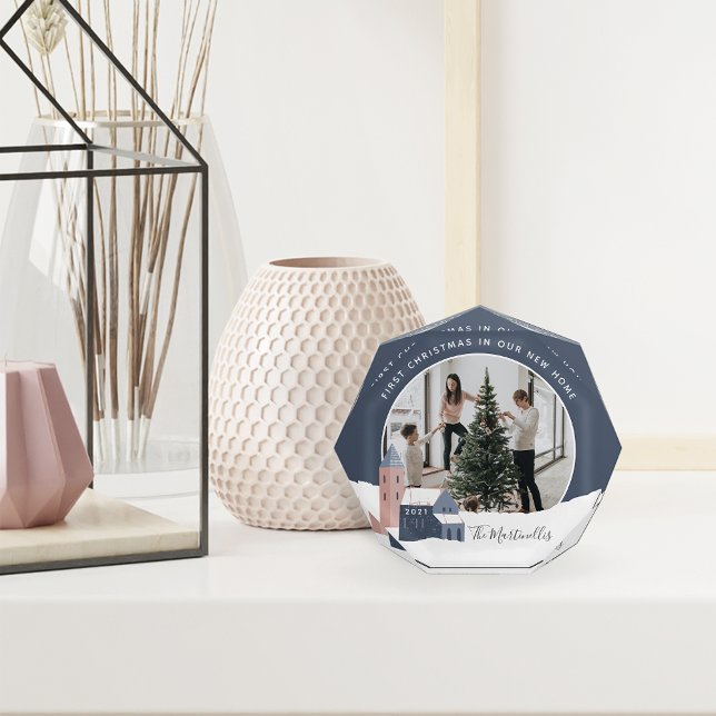 Snowy Village | First Christmas in Our New Home Photo Block (Creator Uploaded)