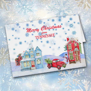 Snowy Village from Tennessee Christmas Card