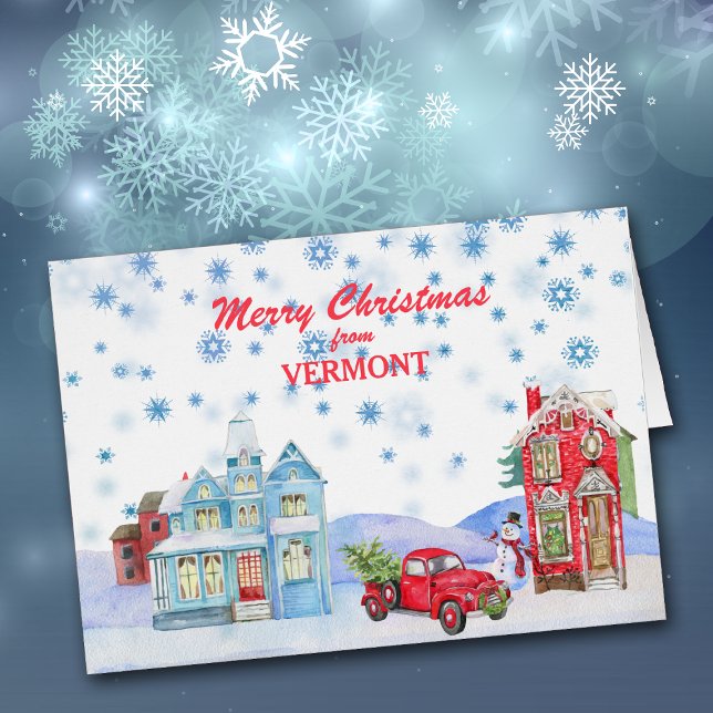 Snowy Village from Vermont Christmas Card (Creator Uploaded)