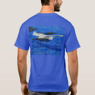 Snowy white egret  T-Shirt