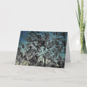 Snowy winter beauty card