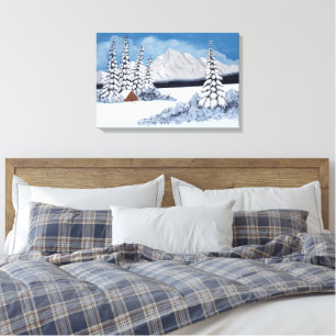 Snowy Winter Canvas Print