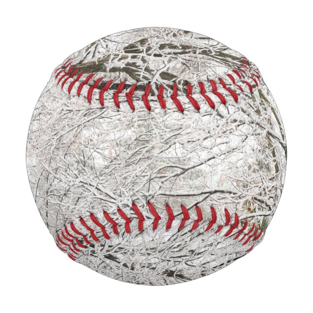 Snowy Winter Forest Baseball (Front)