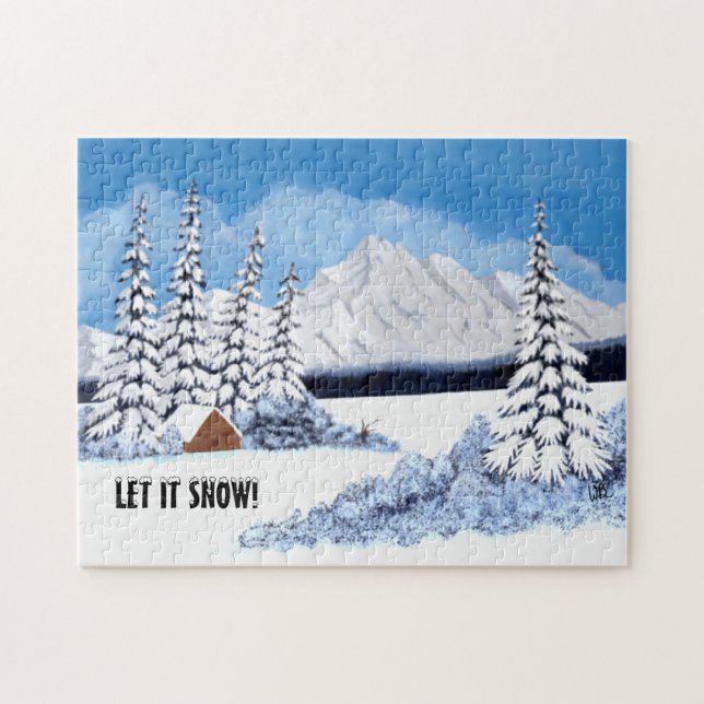 Snowy Winter Jigsaw Puzzle (Horizontal)