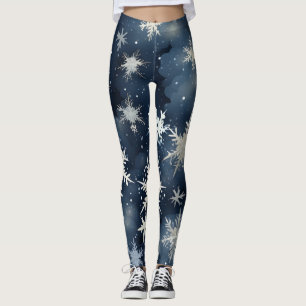 Snowy Winter Night  Leggings