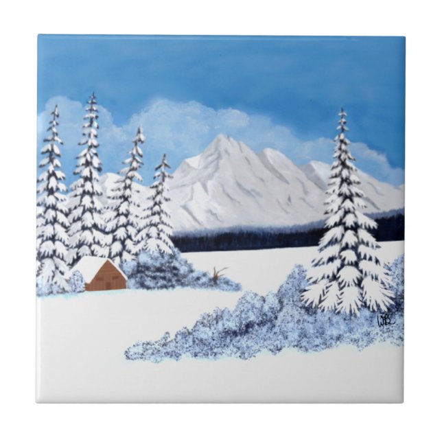 Snowy Winter Tile (Front)
