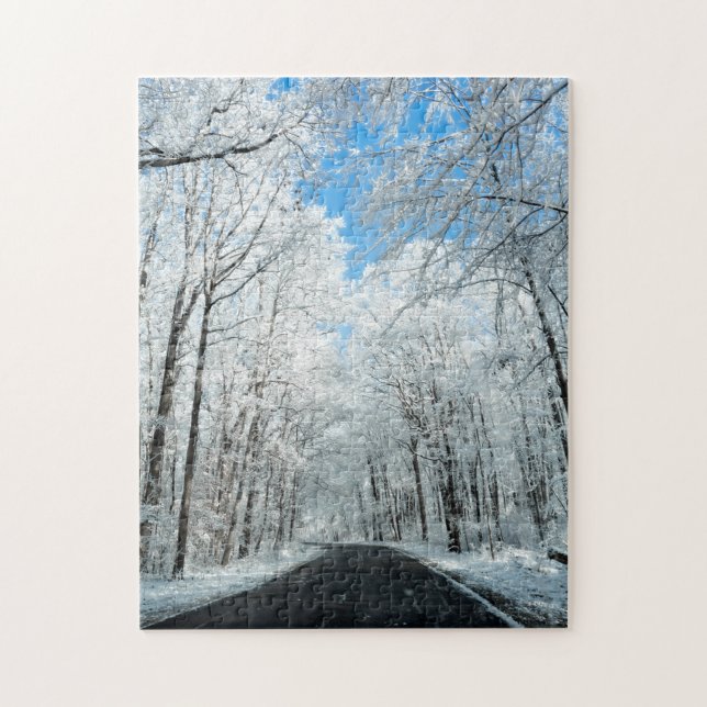 Snowy Winter Wonderland Jigsaw Puzzle (Vertical)