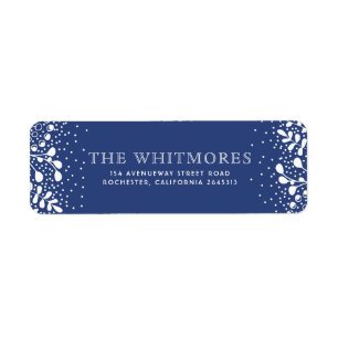 Snowy Wonderland Blue Christmas