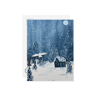 Snowy Wonderland Postcard