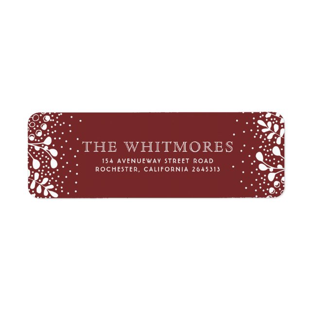 Snowy Wonderland Red Christmas (Front)