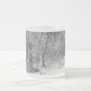 Snowy Woods Frosted Mug