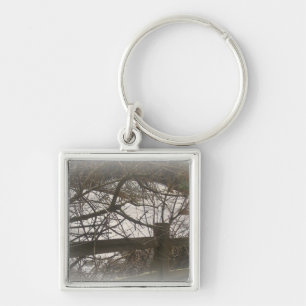 Snowy Woods Key Ring