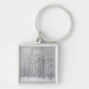 Snowy Woods Key Ring