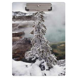 Snowy Yellowstone Clipboard