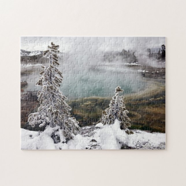 Snowy Yellowstone Jigsaw Puzzle (Horizontal)