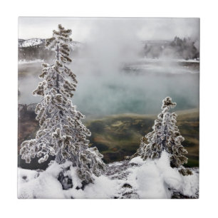 Snowy Yellowstone Tile