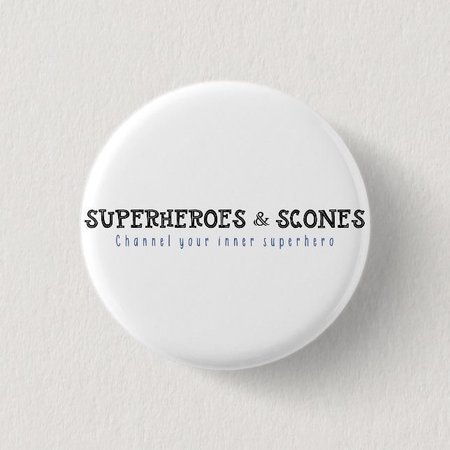 SnS Inner Superhero 3 Cm Round Badge (Front)