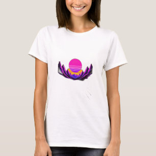 Snthwave-style sunset T-Shirt