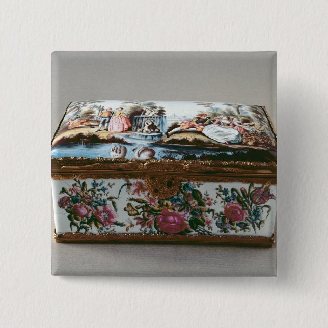 Snuffbox, c.1750 15 cm square badge (Front)
