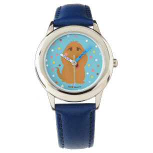Snuffleupagus Blue Stars & Dots Pattern Watch