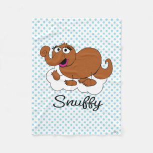 Snuffleupagus Doodley Graphic Fleece Blanket