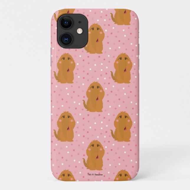 Snuffleupagus Pink Polka Dot Pattern Case-Mate iPhone Case (Back)
