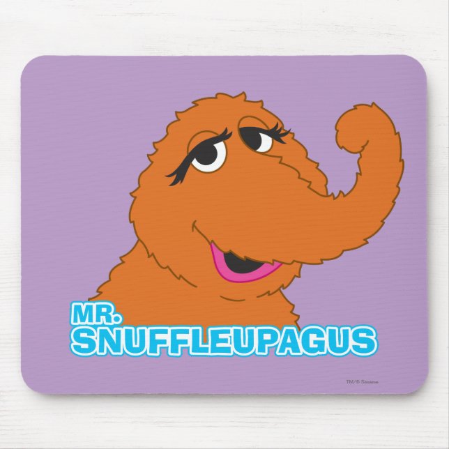 Snuffleupagus Relaxed Mouse Mat (Front)