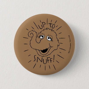 Snuffleupagus Skate Logo - Up To Snuff 6 Cm Round Badge