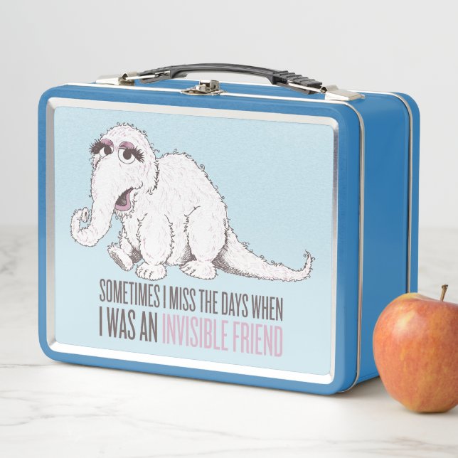 Snuffleupagus | Sometimes I Miss the Days Metal Lunch Box (In Situ)