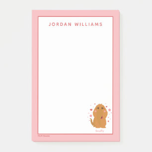 Snuffy Hearts & Stars Graphic Post-it Notes