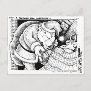 Snug as a Bug in a Rug Postcard