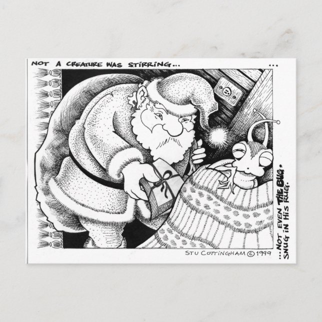 Snug as a Bug in a Rug Postcard (Front)