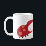 "Snug as a bug" ladybird Coffee Mug<br><div class="desc">Part of the Animal Babies series by Minibuho</div>