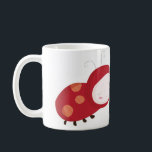 "Snug as a bug" ladybird Coffee Mug<br><div class="desc">Part of the Animal Babies series by Minibuho</div>
