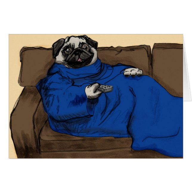 Snug(gie) pug (Front Horizontal)