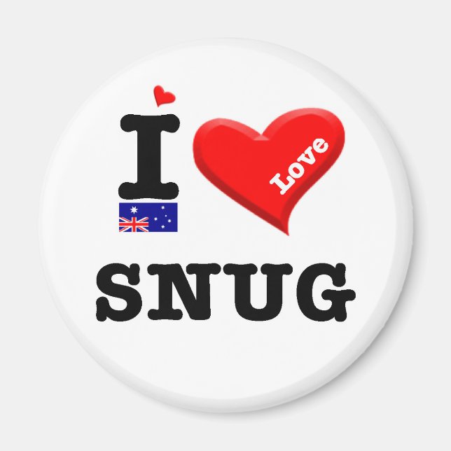 SNUG - I Love Magnet (Front)