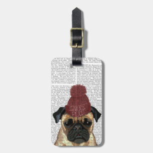 Snug Pug Luggage Tag