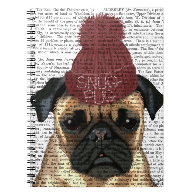 Snug Pug Notebook (Front)