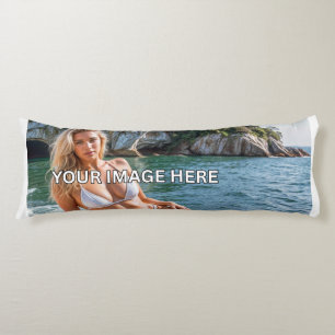 SNUGGLE! 💤 Add Image or Text Body Pillow