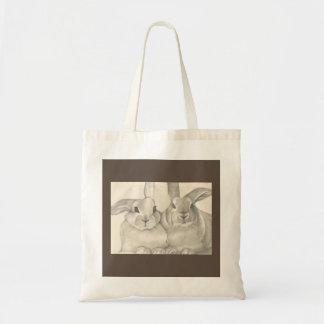 Snuggle Bunnies, Rabbits Shopping Bag