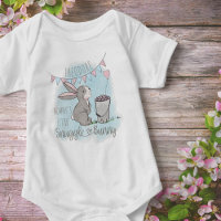 Snuggle Bunny Cute Rabbit and Hearts Boys