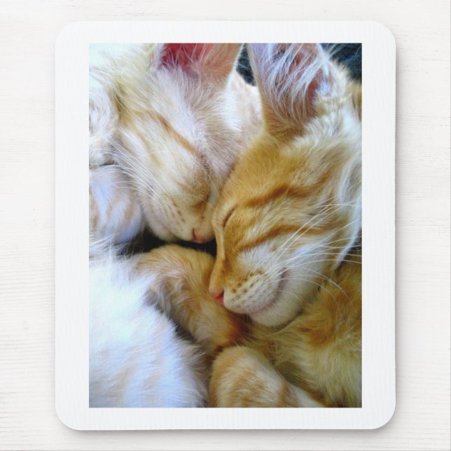 Snuggle Kittens Mousepad (Front)