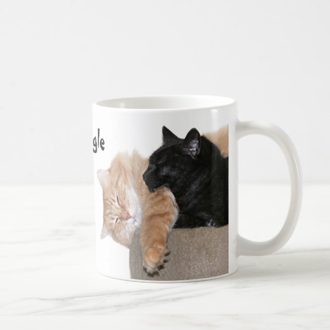 Snuggle kitties coffee mug (Right)