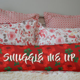 Snuggle Me Up Red Roses Girlfriend Gift Body Cushion