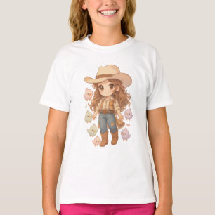 Snuggle Pup Cowboy girl with birds T-Shirt