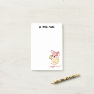 Snuggle Season Puppy in Stocking Post-it Notes