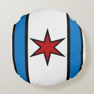 Snuggle Shield - Modern (White) Round Cushion