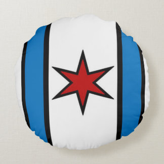 Snuggle Shield - Modern (White) Round Cushion